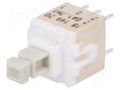 Switch: keypad; Pos: 2; DPDT; 0.1A/32VDC; white; none; THT; 1.7N; PVA C&K PVA2OAH11.7NV2