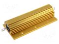 Resistor: wire-wound; with heatsink; screw; 100mΩ; 150W; ±5% ARCOL HS150-0R1J