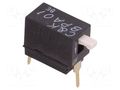 Switch: DIP-SWITCH; Poles number: 1; OFF-ON; 0.025A/24VDC; Pos: 2 C&K BPA01B