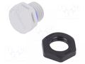 Pressure compensation device; IP68; -40÷125°C; Thread: M12 AMPHENOL VENT-PS1YGY-N8001