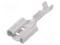 Terminal: flat; 6.3mm; 0.8mm; female; 0.25÷0.5mm2; crimped; tinned IMP 662.08.01.3