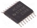 IC: digital; 8 to 1 line,multiplexer,data selector; SMD; TSSOP16 TEXAS INSTRUMENTS SN74HC151PW