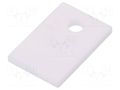 Heat transfer pad: ceramic; TO220; L: 12mm; W: 18mm; Thk: 1.5mm FISCHER ELEKTRONIK AOS220