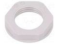 Nut; PG9; polyamide; UL94V-2; 22mm; light grey; Thread: PG; SKINTOP® LAPP LP-53019011