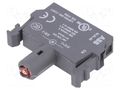 Illuminating unit; 22mm; Illumin: LED; front; red; 12VDC; 8÷15mA ABB MLBL-00R