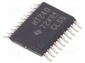 IC: digital; buffer,inverting,line driver; Ch: 8; SMD; TSSOP20 TEXAS INSTRUMENTS SN74HCT240PW