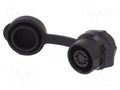 Connector: circular; socket; size 12; 02; female; PIN: 5; 125V; 5A LUTRONIC 0270-05