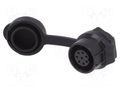 Connector: circular; socket; size 12; 02; female; PIN: 8; 125V; 3A LUTRONIC 0270-08