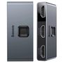 Baseus bidirectional switch splitter switcher HDMI - 2x HDMI 4K / 30 Hz gray (CAHUB-BC0G), Baseus 6953156219700 6953156219700