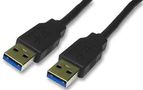 LEAD, USB3.0 A MALE-A MALE 5M BLACK CAC250042
