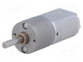 Motor: DC; with gearbox; 12VDC; 1.6A; Shaft: D spring; 225rpm; 63: 1 POLOLU POLOLU-3476