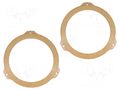 Spacer ring; MDF; 165mm; Opel; impregnated,varnished; 2pcs. 4CARMEDIA MDF-D.48