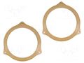 Spacer ring; MDF; 165mm; Ford; impregnated,varnished; 2pcs. 4CARMEDIA MDF-D.60