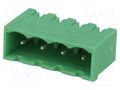 Connector: pluggable terminal block; socket; male; 12A; 250V; THT PHOENIX CONTACT MSTBVA2.5/4-G