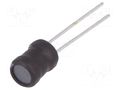 Inductor: wire; THT; 180uH; 650mA; ±10%; Ø6.5x8.5mm; vertical FERROCORE COIL0507-0.18