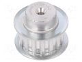 Belt pulley; T5; W: 10mm; whell width: 21mm; Ø: 23.05mm; aluminium OPTIBELT 21-T5-15-200ZA