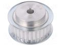 Belt pulley; AT5; W: 16mm; whell width: 27mm; Ø: 46.55mm; aluminium OPTIBELT 27-AT5-30-200ZA