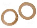 Spacer ring; MDF; 165mm; Mercedes; impregnated,varnished; 2pcs. 4CARMEDIA MDF-D.77