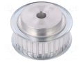 Belt pulley; AT5; W: 16mm; whell width: 27mm; Ø: 49.7mm; aluminium OPTIBELT 27-AT5-32-200ZA