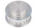 Belt pulley; T5; W: 10mm; whell width: 21mm; Ø: 31mm; aluminium; ZRS OPTIBELT 21-T5-20-200ZA