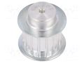 Belt pulley; AT5; W: 16mm; whell width: 27mm; Ø: 22.65mm; aluminium OPTIBELT 27-AT5-15-200ZA