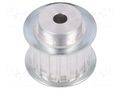 Belt pulley; AT5; W: 16mm; whell width: 27mm; Ø: 27.4mm; aluminium OPTIBELT 27-AT5-18-200ZA