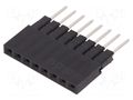 Connector: pin strips; socket; female; PIN: 8; straight; 3A; THT CONNFLY DS1023-05-1X8B81