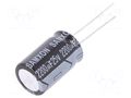 Capacitor: electrolytic; THT; 2200uF; 25VDC; Ø12.5x20mm; Pitch: 5mm SAMXON KM2200/25