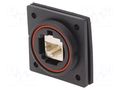Coupler; Buccaneer Ethernet; PIN: 8; Cat: 5e; polyamide; 1.5A; IP68 BULGIN PX0870