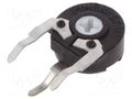 Potentiometer: mounting; single turn,vertical; 250kΩ; 100mW; ±20% PIHER PT6LH-250K