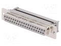 Connector: D-Sub; PIN: 37; plug; female; for ribbon cable; straight HARTING 09664187500