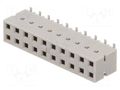 Connector: PCB to PCB; socket; female; PIN: 20; Dubox®; vertical AMPHENOL COMMUNICATIONS SOLUTIONS 89898-310ALF/C