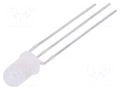 LED; yellow/yellow green; 5mm; 60°; Front: convex; No.of term: 3 LUCKYLIGHT LL-509YGM2E-C-1B
