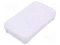 Enclosure: multipurpose; X: 75mm; Y: 130mm; Z: 26mm; BoPad; ABS; IP65 BOPLA BOP500-BE4MC-9016H