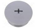 Stopper; M25; 1.5; polyamide; dark grey; Thread: metric; 10mm ALPHA WIRE HPM25-SL080