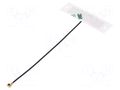 Antenna; Bluetooth,WiFi,ZigBee; 4dBi; linear; for ribbon cable MOLEX 1461530100