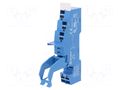 Socket; PIN: 5; 16A; 250VAC; for DIN rail mounting; spring clamps FINDER 97.P1SPA