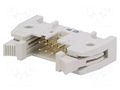 Connector: IDC; socket; male; PIN: 10; straight; with ejector; THT HARTING 09185107914