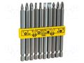 Tools set: screwdriver bits; Phillips,Pozidriv®,slot,Torx® C.K CK-4525