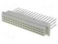 Connector: DIN 41612; plug; type F; female; PIN: 48; d+b+z; straight CONEC 122A10999X