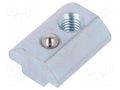 Nut; for profiles; Width of the groove: 8mm; steel; zinc; T-slot FATH FA-096066