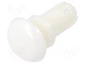 Rivet; polyamide; L.rivet: 8.5mm; white; dismountable,push-in DREMEC DR8G4025.0X6.5W