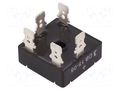Bridge rectifier: three-phase; Urmax: 800V; If: 15A; Ifsm: 350A; THT DIOTEC SEMICONDUCTOR DB15-08-DIO