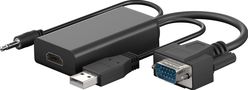 Converter VGA - HDMI (need additional power over USB) GOOBAY 61259 4040849612596