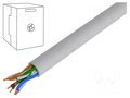 Wire; U/UTP; 4x2x24AWG; 5e; wire; Cu; Insulation: PVC; grey; 305m DIGITUS DK-1511-V-305-1