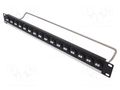 Connector: fiber optic; patch panel; single mode simplex (SM) CLIFF CP30179