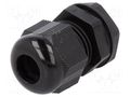 Cable gland; M16; 1.5; IP66,IP68; polyamide; black; 10pcs. ALPHA WIRE PMC16-BK080