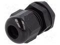 Cable gland; M16; 1.5; IP66,IP68; polyamide; black; 10pcs. ALPHA WIRE PMC16-BK080
