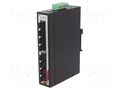 Switch Ethernet; unmanaged; Number of ports: 8; 12÷48VDC; RJ45 Comparta ETU-0800-CP