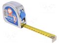 Measuring tape; L: 10m; Width: 25mm; ABS; measure MEDID MED.CL-1025-10